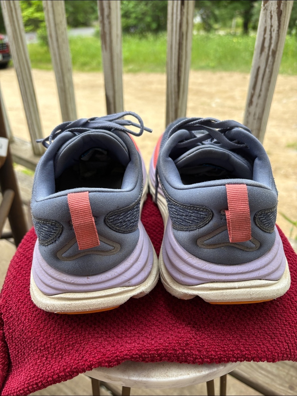 Woman’s Hoka Gaviota 5  Blue Gray Sz 7 - Picture 3 of 16